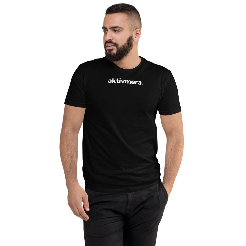 T-shirt Herr – Smal passform – Svart