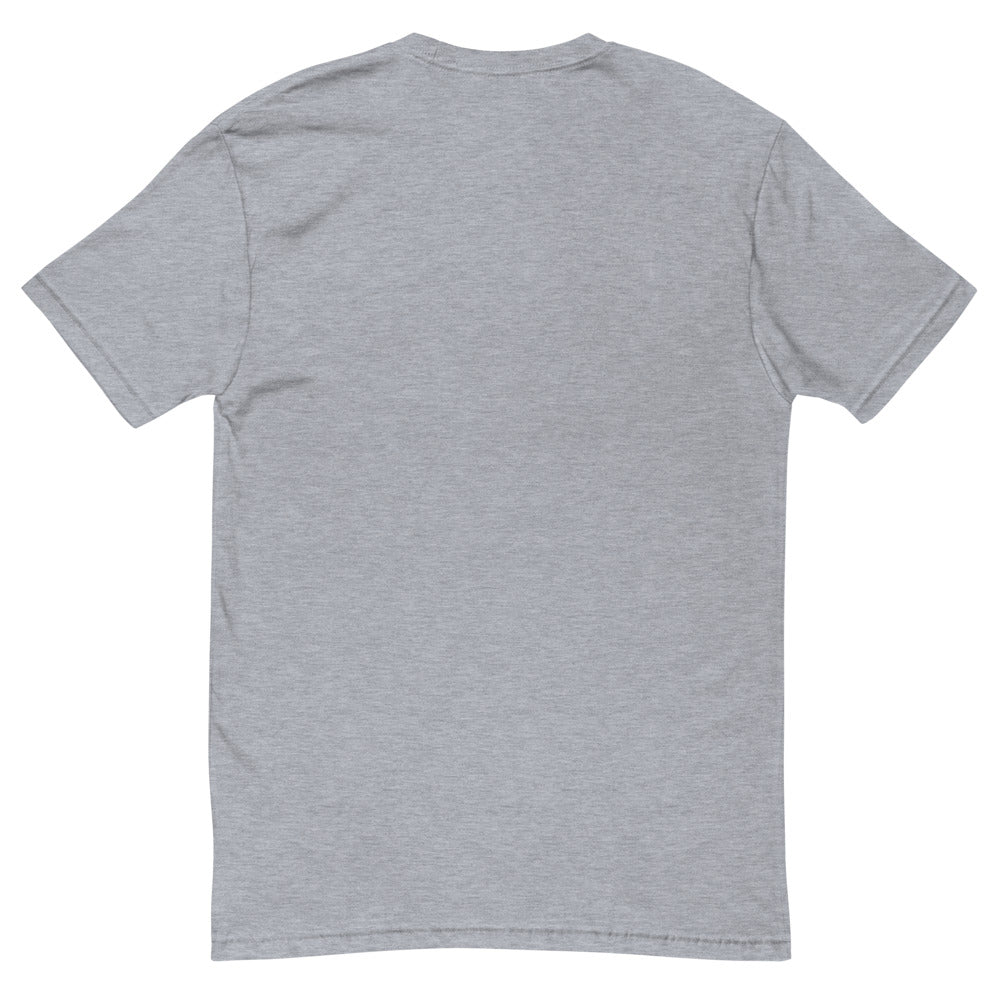 T-shirt Herr – Smal passform – Gråmelerad
