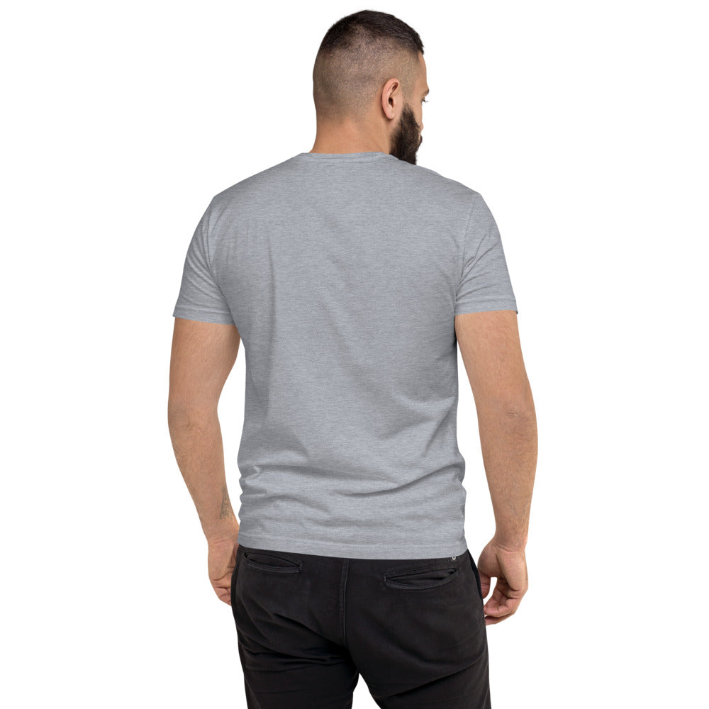 T-shirt Herr – Smal passform – Gråmelerad