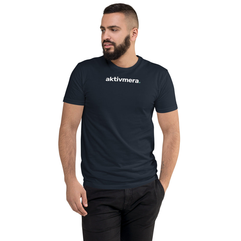 T-shirt Herr – Smal passform – Midnattsblå