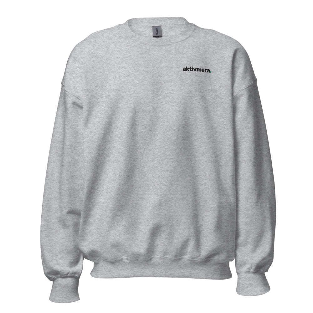 Collegetröja Bas – Unisex – Gråmelerad