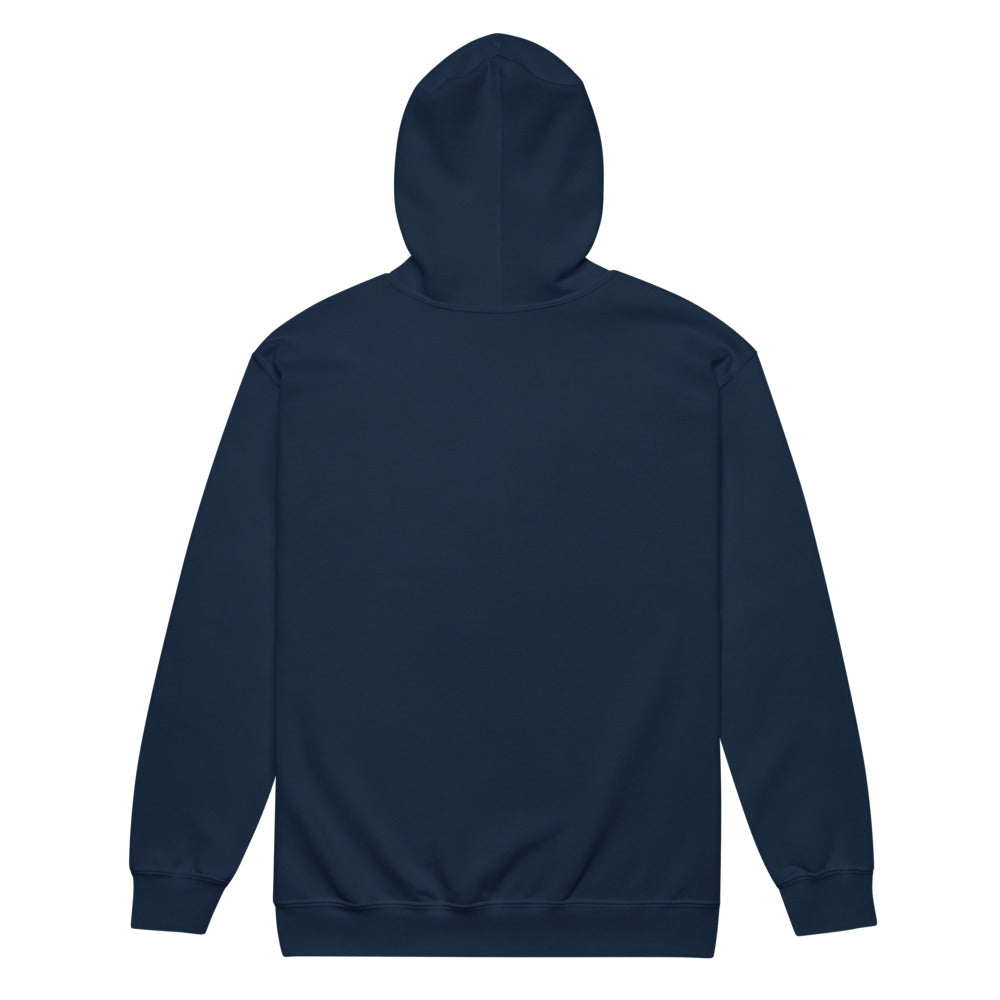 Zip-huvtröja – Unisex – Marinblå
