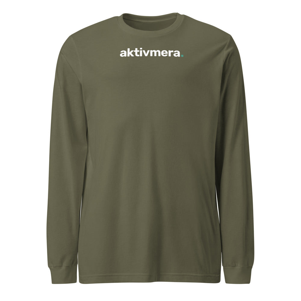 Långärmad T-shirt – Unisex – Militärgrön