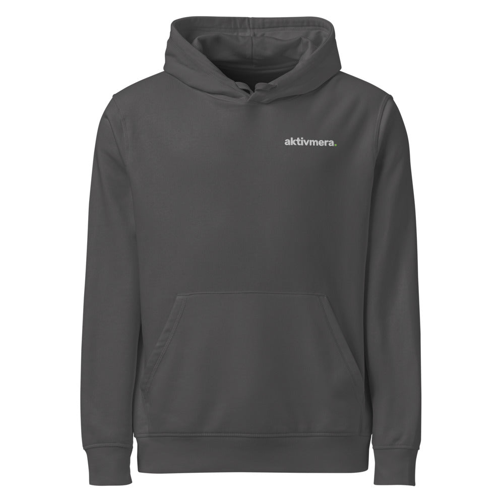 Ekologisk Huvtröja – Unisex – Antracit