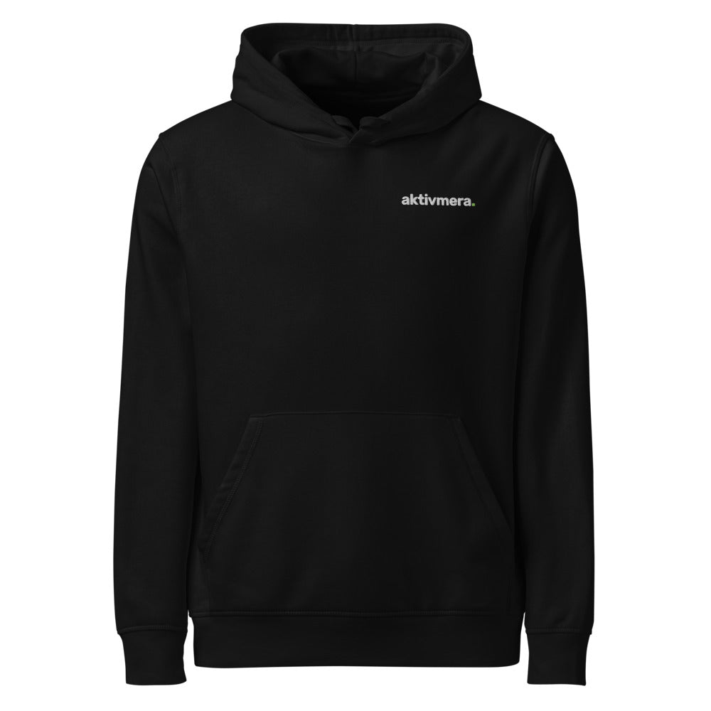 Ekologisk Huvtröja – Unisex – Svart