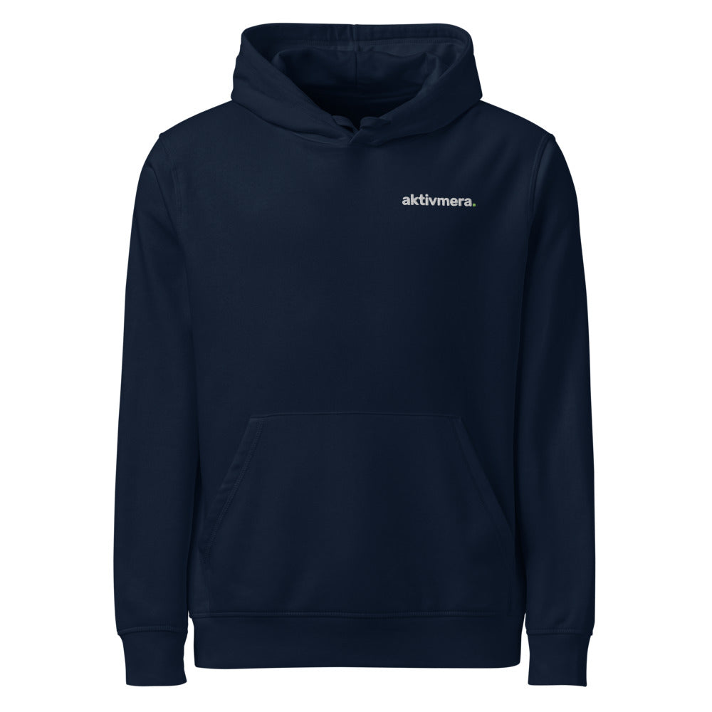 Ekologisk Huvtröja – Unisex – Marinblå