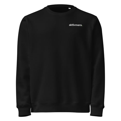 Ekologisk Collegetröja – Unisex – Svart