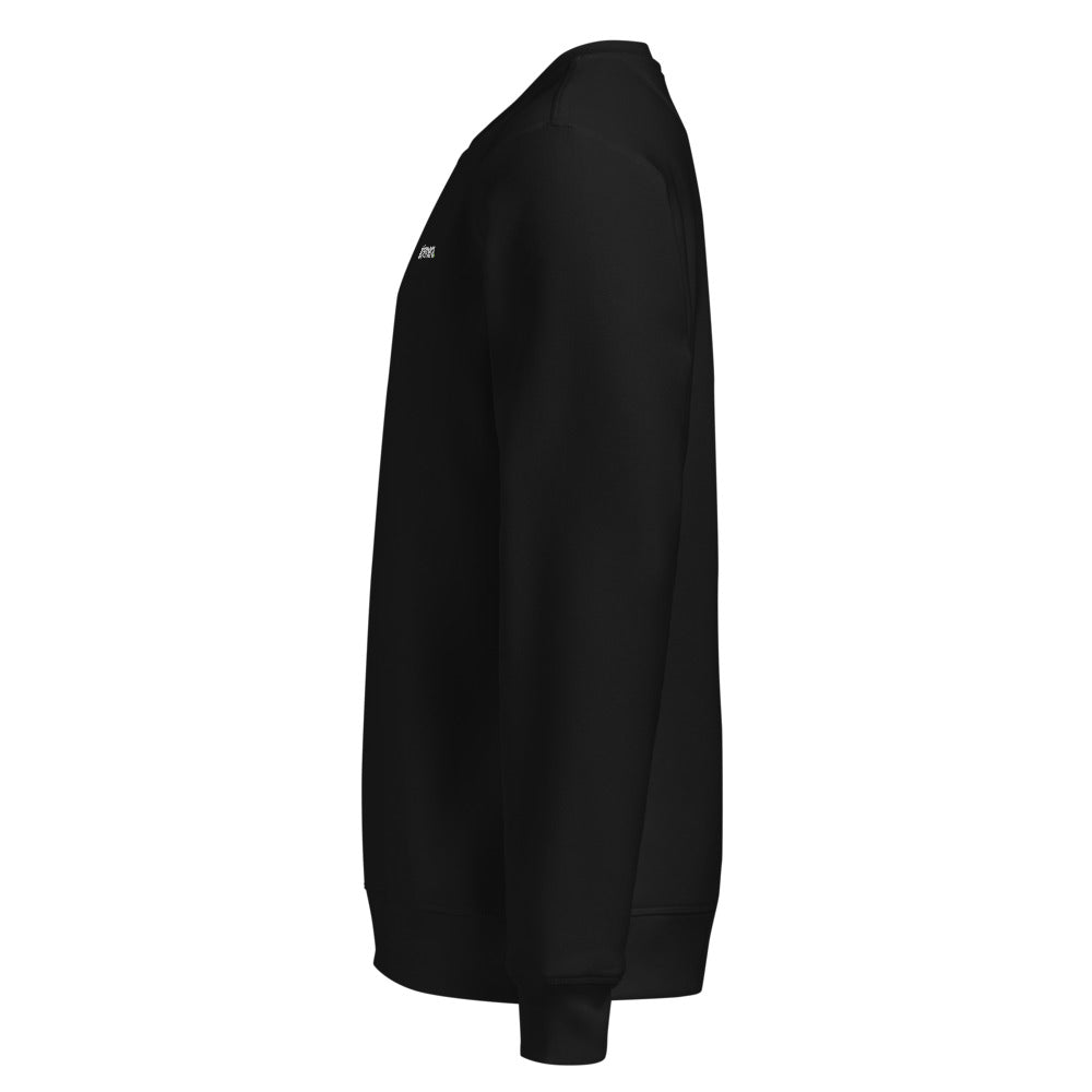 Ekologisk Collegetröja – Unisex – Svart
