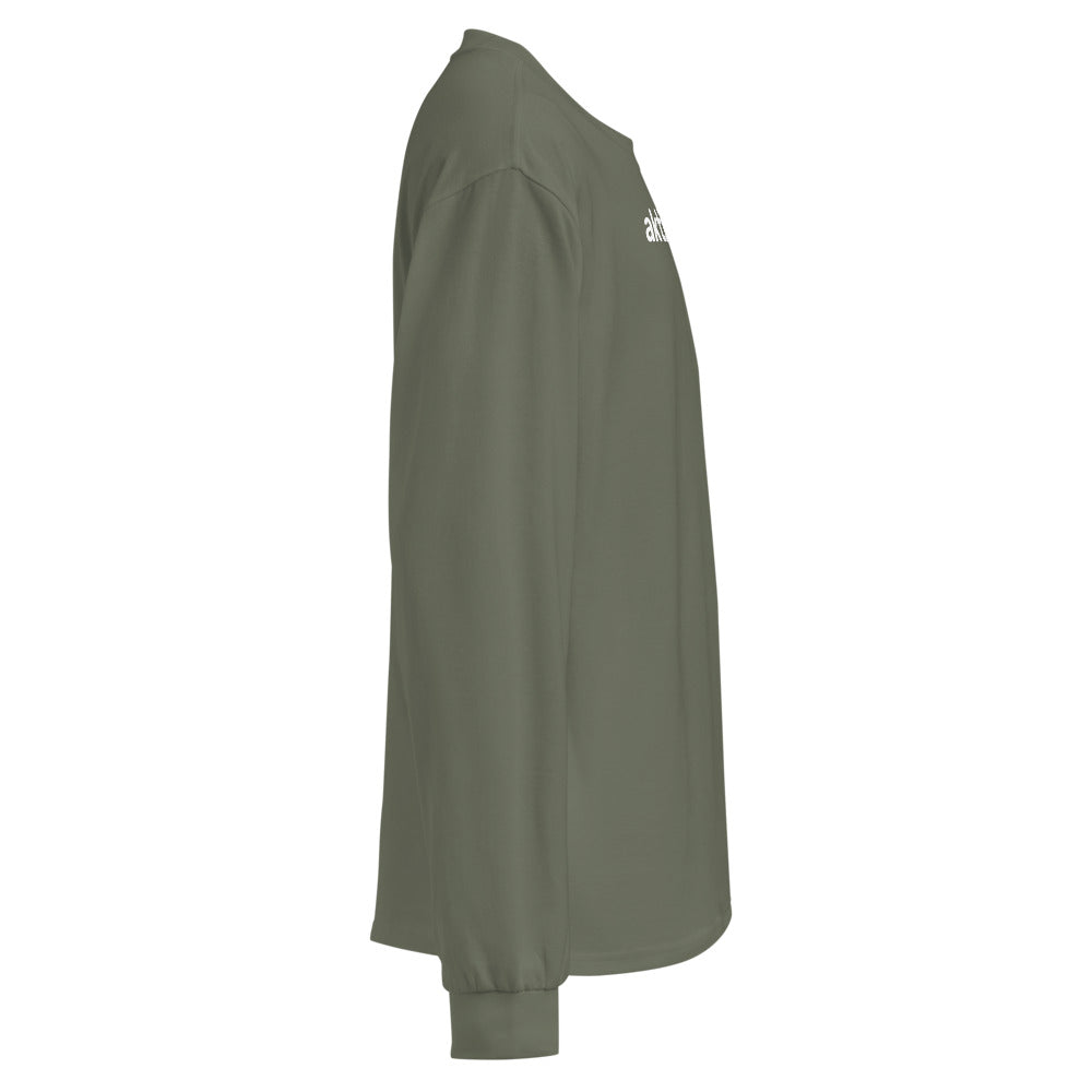 Långärmad Tung – Unisex – Cypressgrön