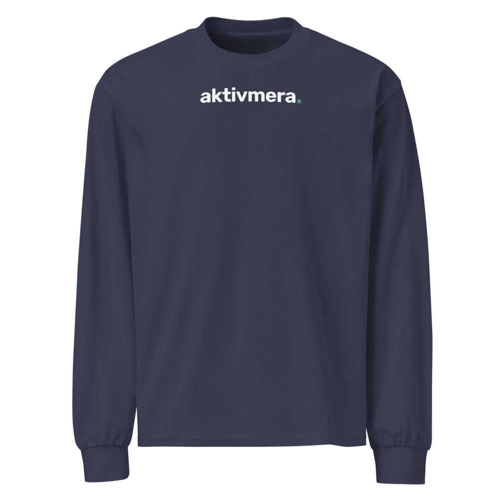 Långärmad Tung – Unisex – Midnattsblå