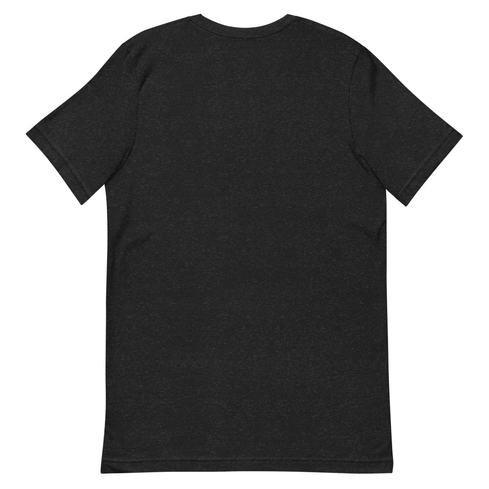 T-shirt Bas – Unisex – Svartmelerad