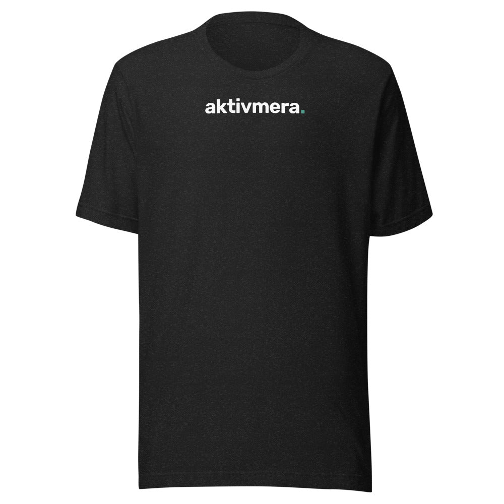 T-shirt Bas – Unisex – Svartmelerad