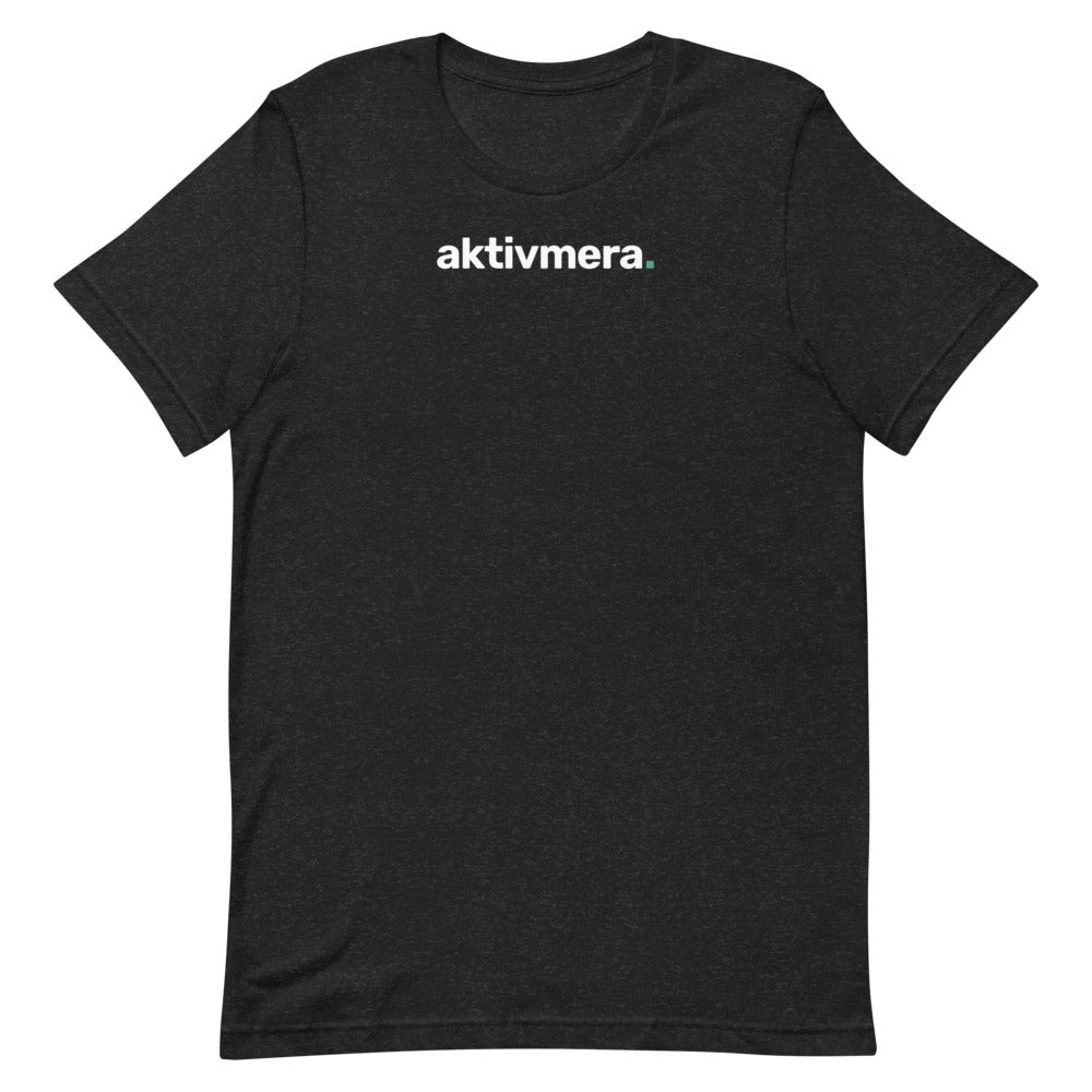 T-shirt Bas – Unisex – Svartmelerad