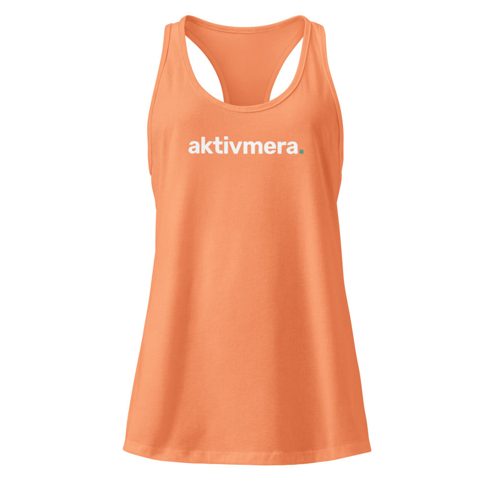 Linne Racerback – Dam – Ljusorange