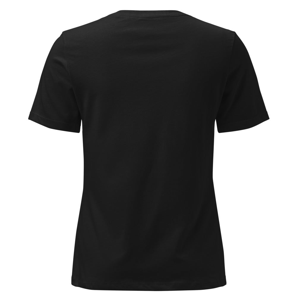 T-shirt Avslappnad – Dam – Svart