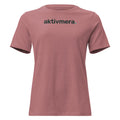 T-shirt Avslappnad – Dam – Mauve