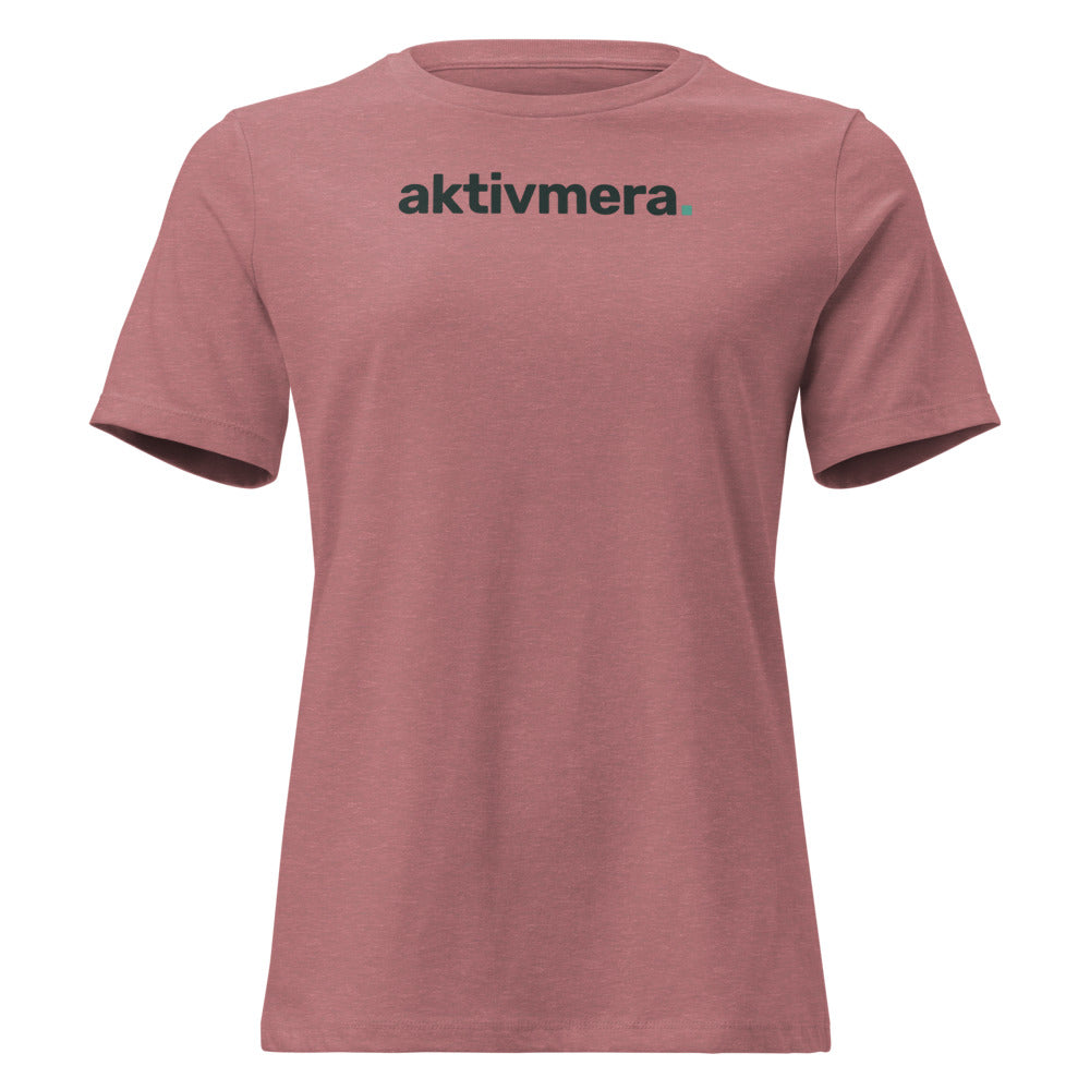 T-shirt Avslappnad – Dam – Mauve