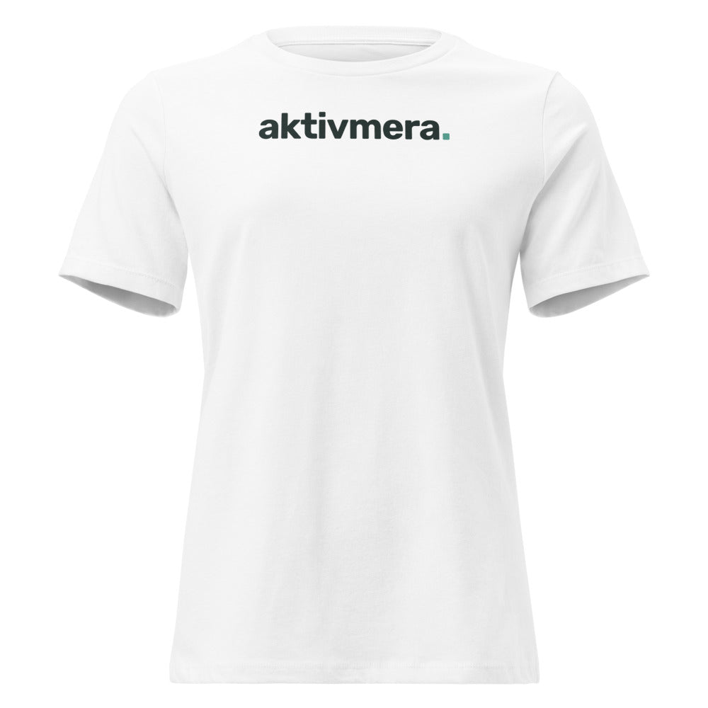 T-shirt Avslappnad – Dam – Vit